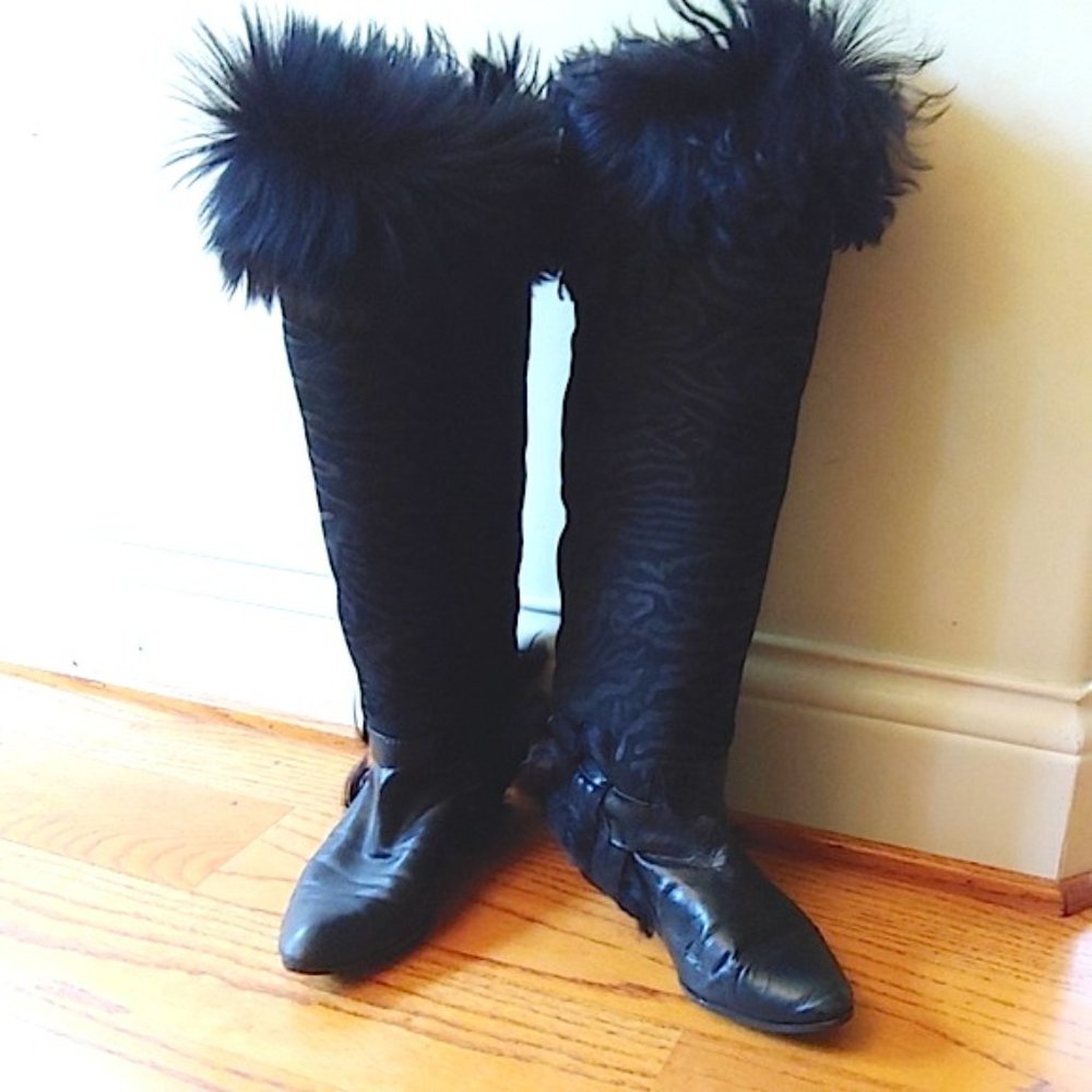 Fabulous One-Of-A-Kind Suede Italian Boots